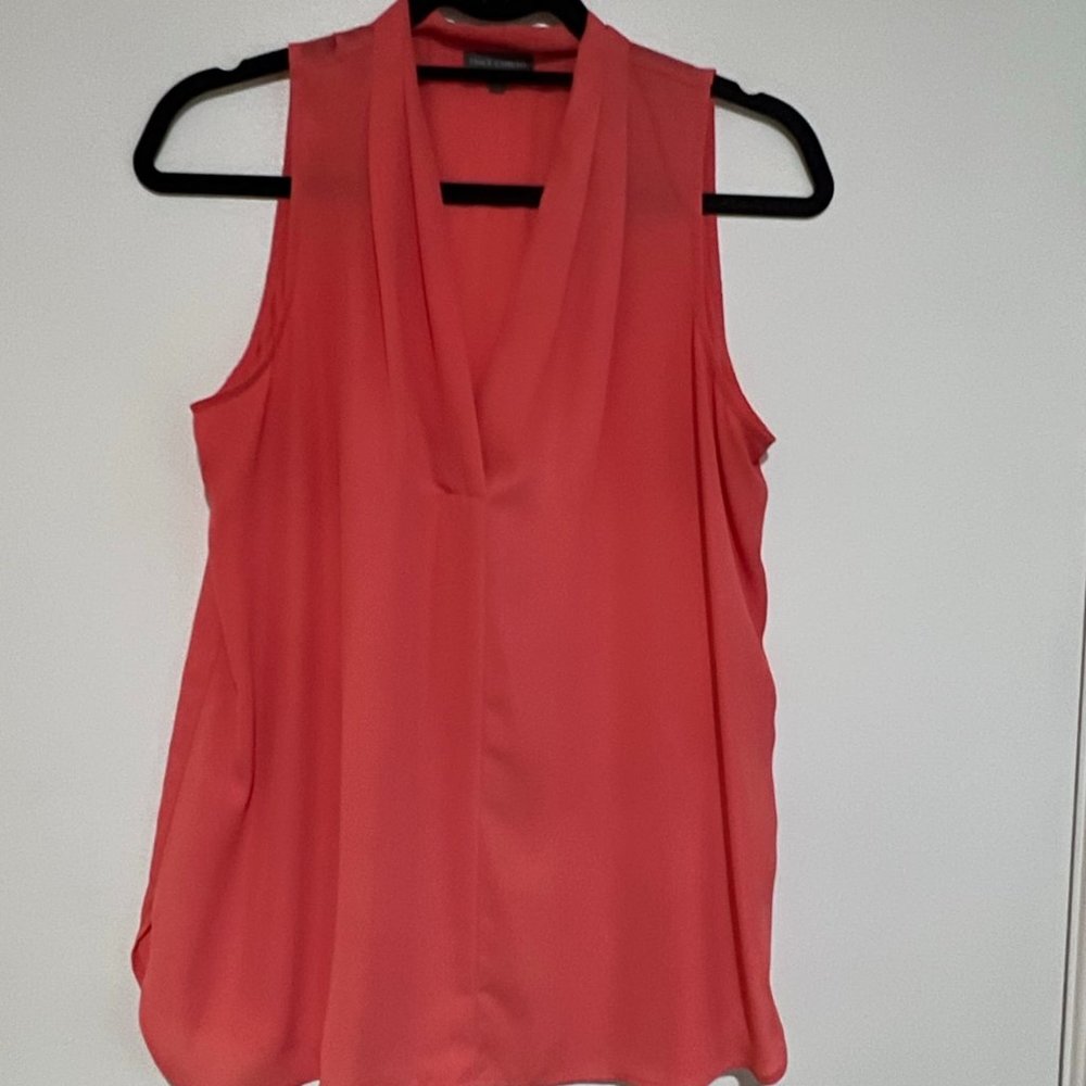 Vince Camuto Orange Top - Size Medium